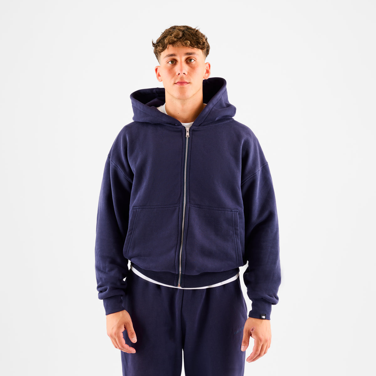Zip Up Navy
